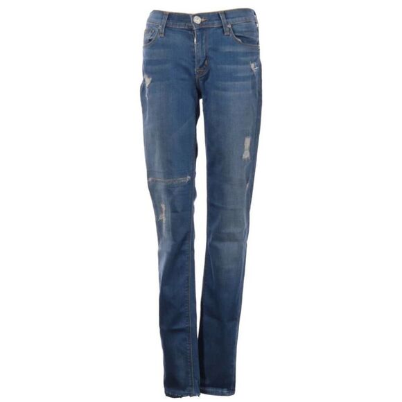 Hudson Distressed Skinny Jeans Size 27 Medium Wash - Picture 1 of 7